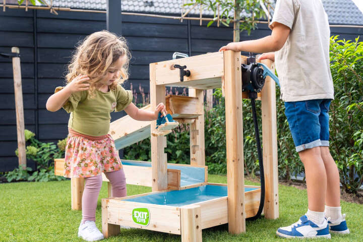 EXIT TOYS Holz Wasserbahn AquaFlow 200